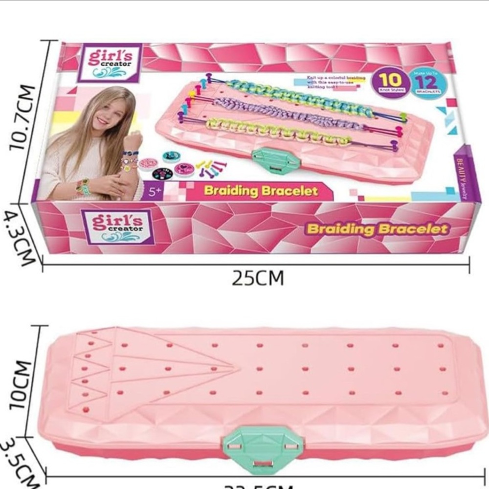 Friendship Bracelets Rope Weaver Kit Bracelet Kit Stretchy Hand Rope NWT - Picture 4 of 17